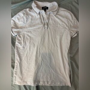 Express White Polo Shirt for Men